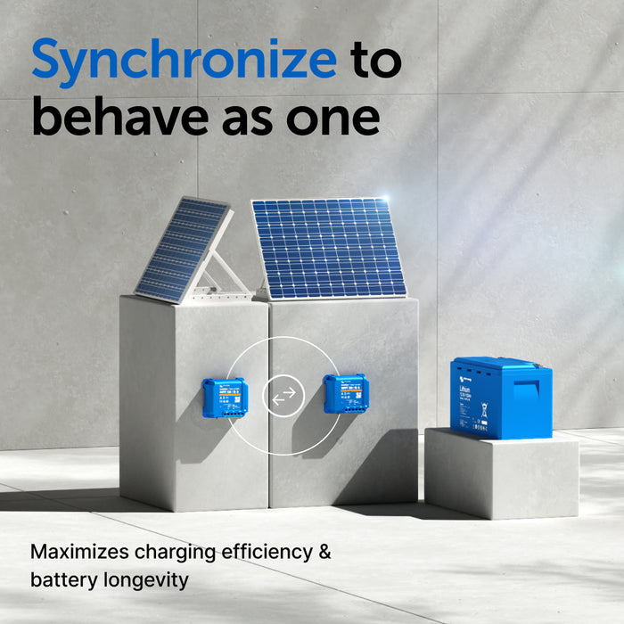 Victron SmartSolar MPPTs | Synchronize to behave as one