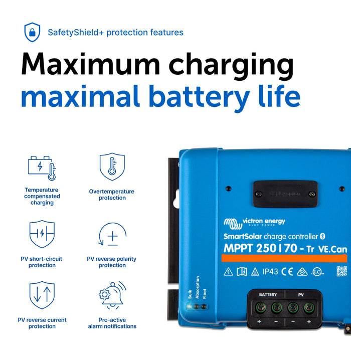 Victron SmartSolar MPPTs | Maximum charging, maximal battery life