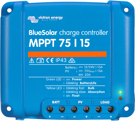 BlueSolar MPPT 75/15 solar charge controller