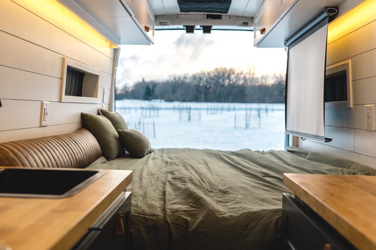 Summer to Sub-zero, Vanna’s Off-grid Adventure Vans Are Ready to Roam