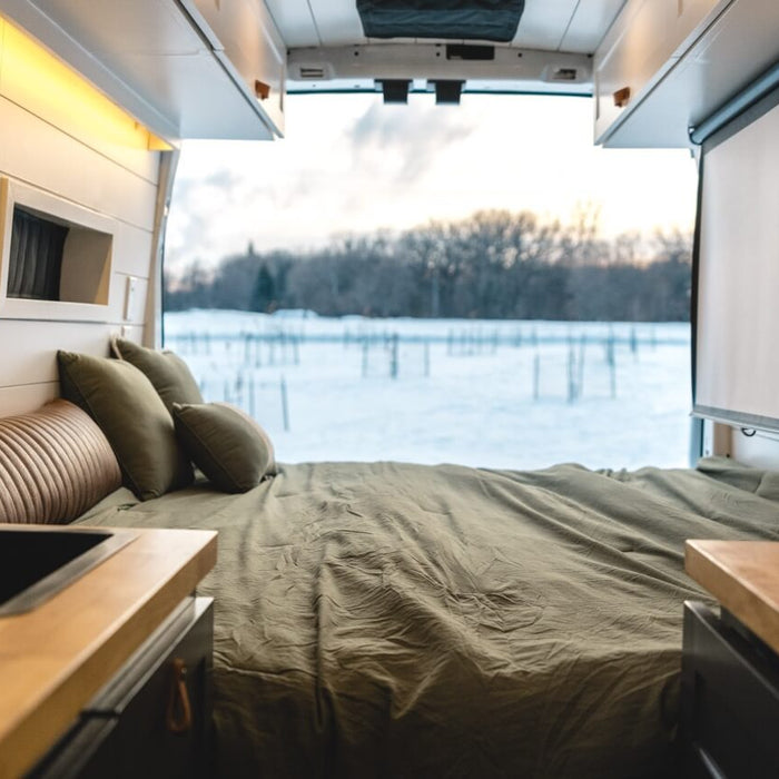 Summer to Sub-zero, Vanna’s Off-grid Adventure Vans Are Ready to Roam