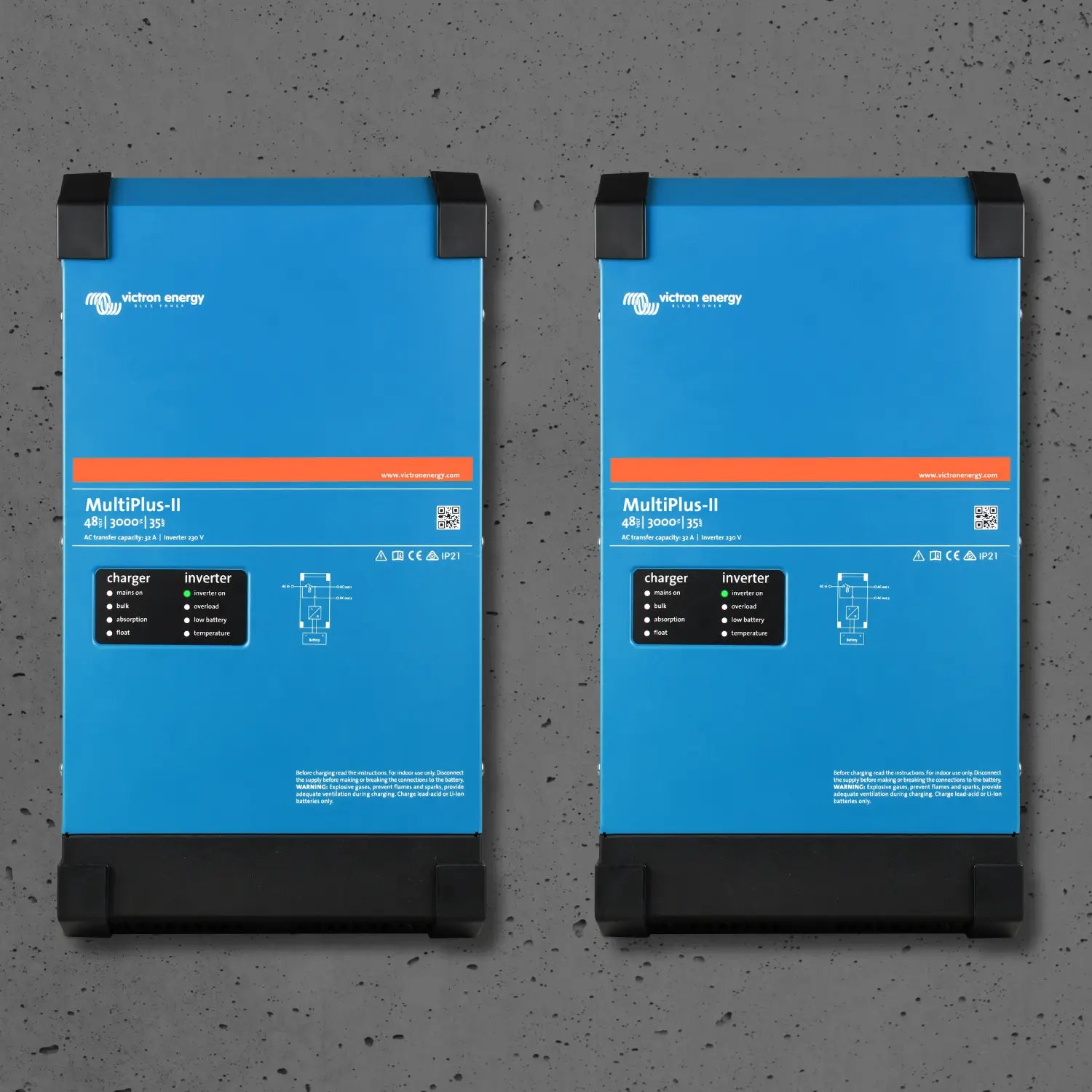 2 x MultiPlus-II 48V 3kVA