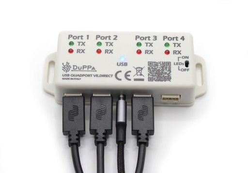 DuPPa Quadport VE.Direct to USB Splitter