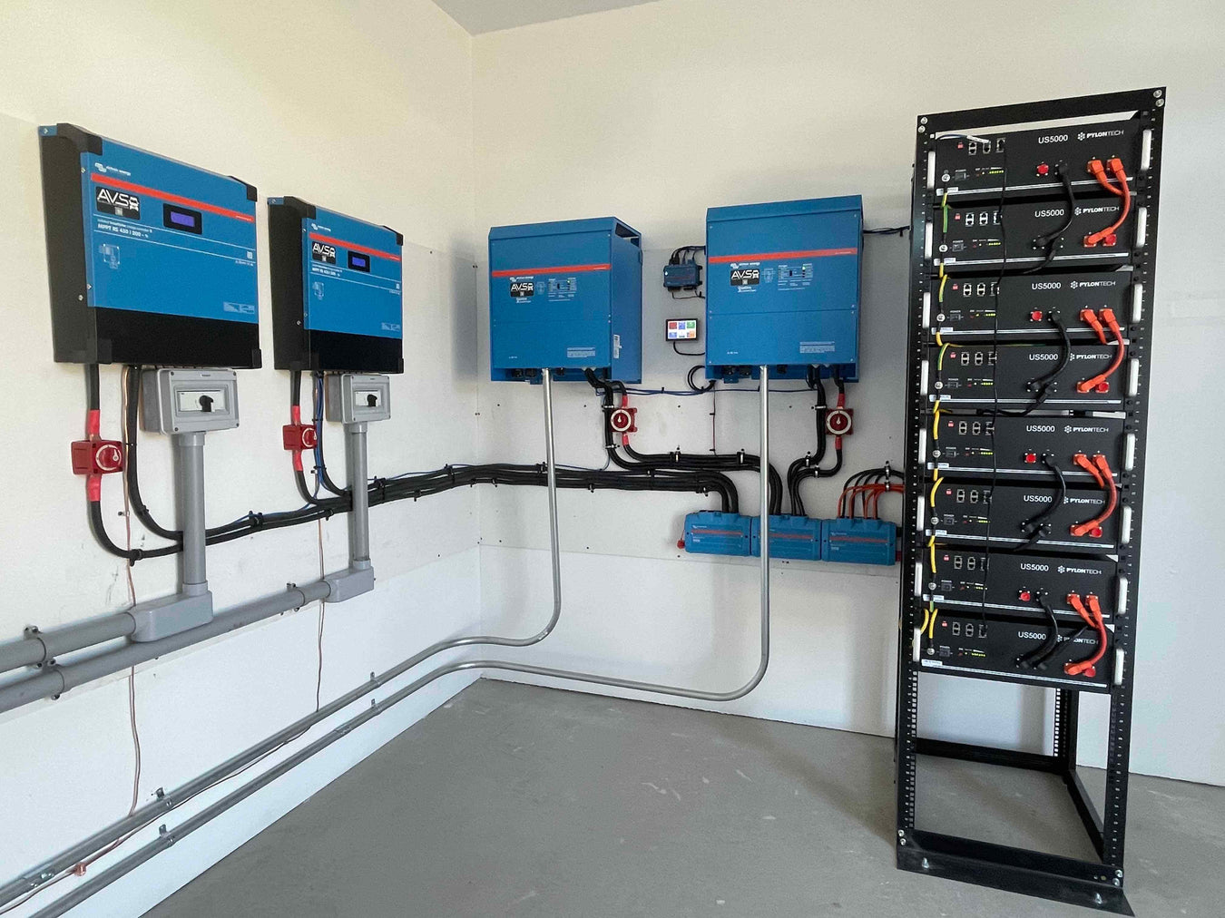 Victron Pylontech power system install