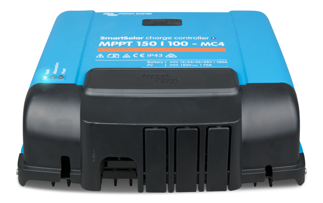 Photo of MPPT WireBox-XL MC4 150-85/100 & 250-85/100 (front-angle)
