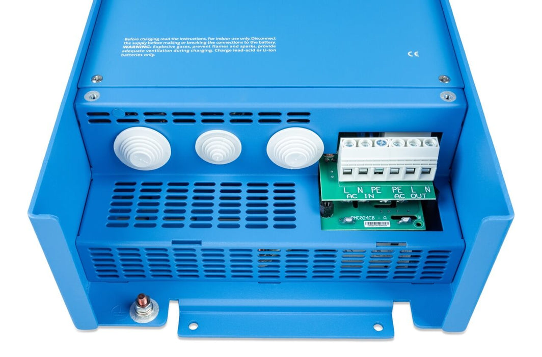MultiPlus Compact 24V/2000/50-50 120V inverter charger connections