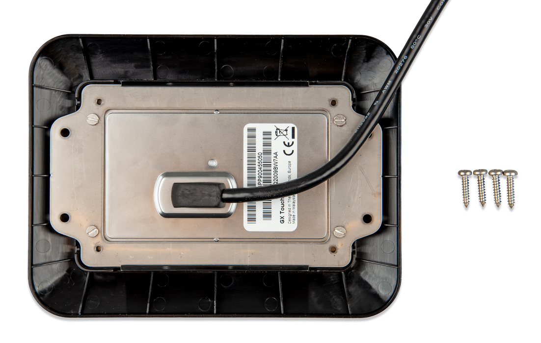 Photo of GX Touch adapter for CCGX cut-out (back)