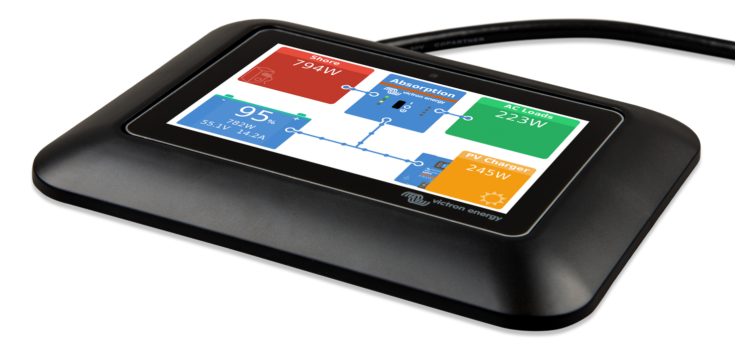 Photo of GX Touch adapter for CCGX cut-out (left)nw