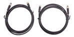 Photo of M8 circular connector MaleFemale 3 pole cable 2m (both cables)