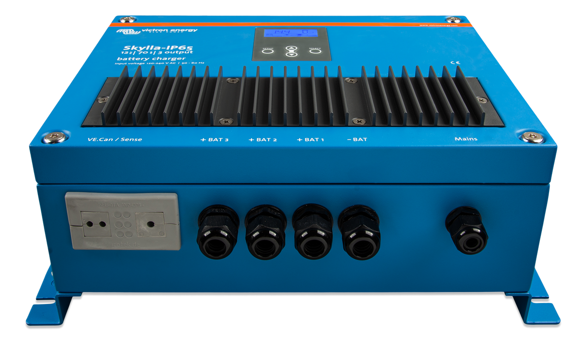 Photo of Skylla-I65 12V 70A 3 outputs (front-angle)